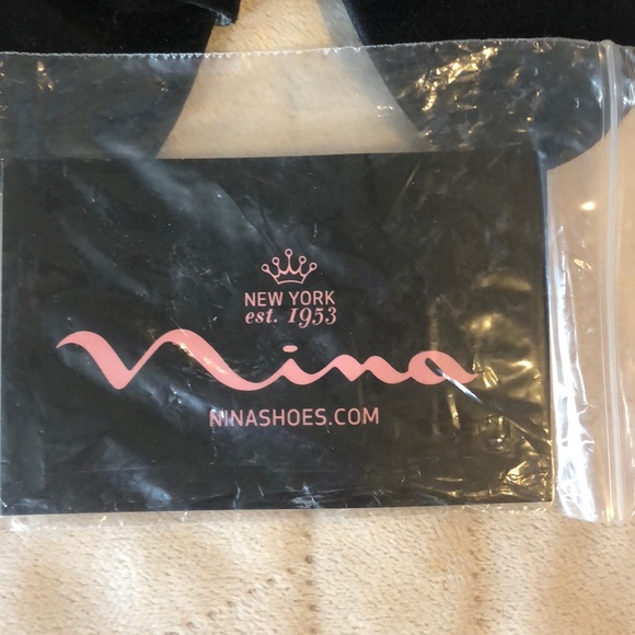 Rhinestoned Black Curran Nina Sandals, 10, NWT - Picture 3 of 5